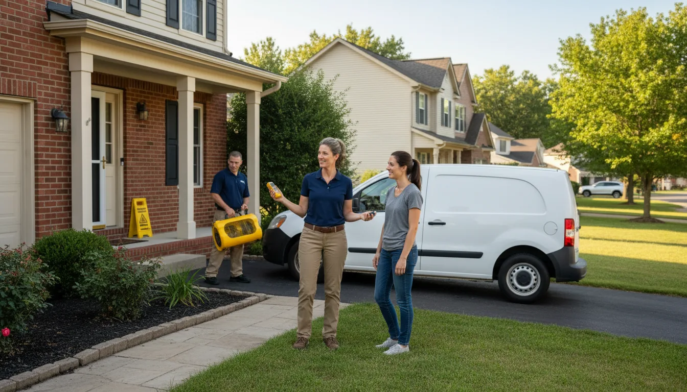 Water restoration image for Mildew Remediation in Pittstown, NJ